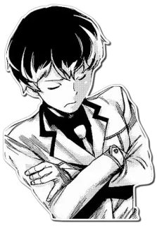 🖤 6d9ba93c anime, manga, boy, suit telegram sticker