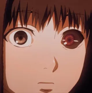 😐 f3d1a698 Rize Kamishiro Tokyo Ghoul anime, tokyo ghoul, rize kamishiro, ghoul, horror, mangá telegram sticker