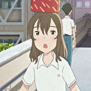 🎭 04cce84d 动漫, 女学生, 可爱, 惊讶 telegram sticker