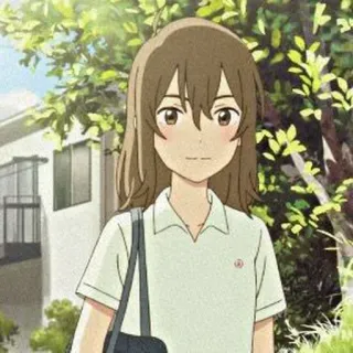 🎭 3272515c 动漫, 女孩, 校服, 卡通 telegram sticker