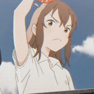 🎭 a7c432fa 动漫, 女孩, 沮丧, 生气, 卡通 telegram sticker