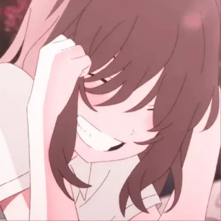 💗 625d7f30 Anime, Mädchen, Lächeln, Cartoon telegram sticker