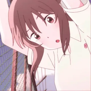 💗 f42b22dc Anime Mädchen, Cartoon, Schuluniform, Kawaii, Süß telegram sticker