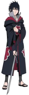 😐 7ffa6407 Sasuke Naruto Anime, Cartoon, Sasuke, Naruto, Uchiha, Ninja, Schwert, Akatsuki telegram sticker