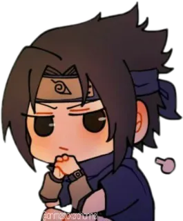 Sasuke Uchiha @animestickerchannel telegram stickers