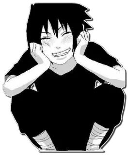 😁 4f77abcd Sasuke Uchiha Naruto Anime, Manga, Sasuke, Uchiha, Naruto telegram sticker
