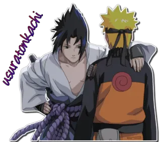 😕 626f0548 Naruto, Sasuke Naruto usuratonkachi Anime, Naruto, Sasuke, Cartoon telegram sticker