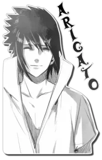 ☺️ d7598347 ARIGATO Anime, Arigato, Dankjewel, Japans, Groet telegram sticker