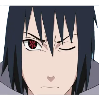 Sasuke ┈➤ @anime_stickerspack telegram stickers