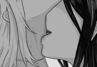 🌑 2236a693 Anime, Bacio, Amore, LGBT, Romance, Arte, Manga telegram sticker