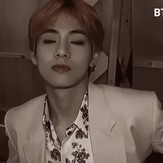 😋 cc512df7 BTS orang, pria, potret, musik, K-pop telegram sticker