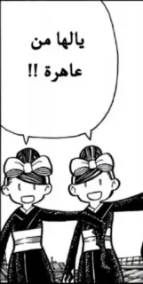 🍀 919ae457 يالها من عاهرة !! Cartoon, Figur, Zwillinge, Arabisch, Anstößig telegram sticker