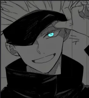 🍦 68feee47 Gojo Satoru Jujutsu Kaisen Anime, Mangá, Gojo Satoru, Jujutsu Kaisen, Feiticeiro, Personagem telegram sticker