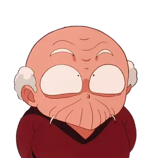 🙄 60bd8283 Myoga Inuyasha อนิเมะ, มังงะ, คุณปู่, น่ารัก, การ์ตูน telegram sticker