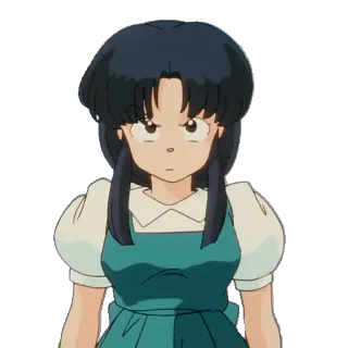 😐 b70a2c62 Akane Tendo Ranma ½ อนิเมะ, ผู้หญิง, รันม่า, ศิลปะการต่อสู้, เทนโด telegram sticker