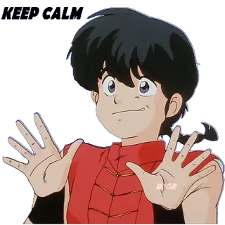 😵 d378125e Ranma Saotome Ranma ½ อนิเมะ, ศิลปะการต่อสู้, เด็กผู้ชาย, การ์ตูน, รันม่า telegram sticker