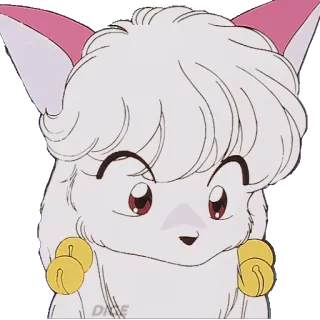🐱 d7129807 Ryoga Hibiki Ranma ½ อนิเมะ, มังงะ, แมว, เรียวกะ, ฮิบิกิ, น่ารัก telegram sticker