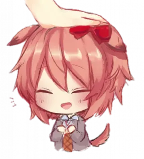 🧡 2a0f0703 Animé, Chibi, Chien, Animal de compagnie, Mignon whatsapp sticker