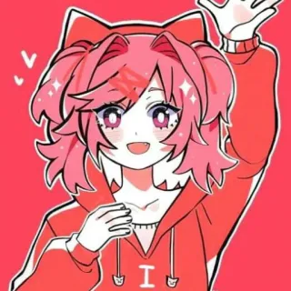 😼 d0d0eda2 Anime, Kawaii, Oreilles de chat, Mignon, Dessin animé, Manga whatsapp sticker