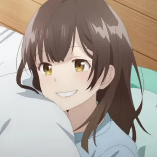 🎭 56dc8b8b 애니메이션 여자, 웃는, 귀여운, 만화, 캐릭터, 여성 telegram sticker