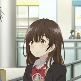 🌷 64a24199 애니메이션, 여자, 교복, 만화, 귀여운 telegram sticker