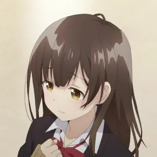 🌷 f363331b 애니, 소녀, 캐릭터, 귀여운, 교복 telegram sticker