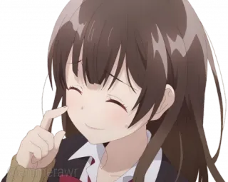 🦄 4432052f อนิเมะ, ผู้หญิง, น่ารัก, ยิ้ม, แอนิเมชั่น, การ์ตูน telegram sticker