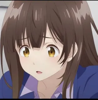 🦄 4c4bb489 อนิเมะ, ผู้หญิง, ผมสีน้ำตาล, การ์ตูน, แอนิเมชั่น telegram sticker