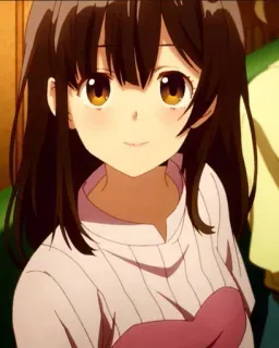 🦄 9a881e5a อนิเมะ, ผู้หญิง, น่ารัก, ยิ้ม telegram sticker