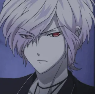 🥢 22218969 Аниме, Манга, Персонаж, Мужской, Вампир, Красные глаза, Белые волосы telegram sticker