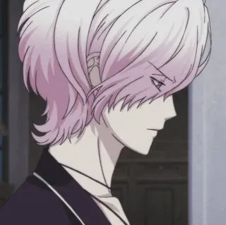 🥢 a5a02854 Аниме, Мужчина, Профиль, Розовые волосы telegram sticker