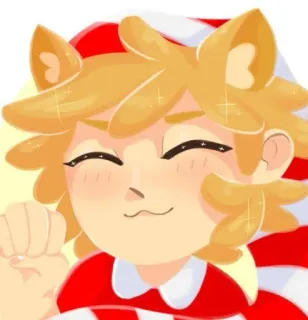 😽 3aff5a30 动漫, 可爱, 卡通, 治愈, 困, 卡通人物 whatsapp sticker