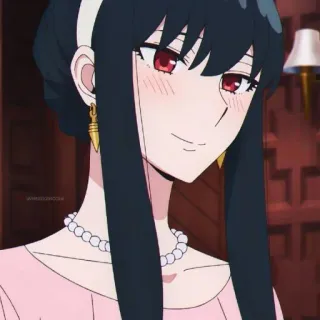 ⛓️ 158712e1 Yor Forger Spy x Family Anime, Yor Forger, Spy x Family, Vrouw, Personage, Cartoon telegram sticker