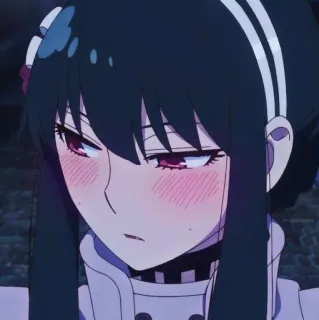 ⛓️ 1b796673 Yor Forger Spy x Family Anime, Yor Forger, Spy x Family, Cartoon, Personage, Vrouw telegram sticker