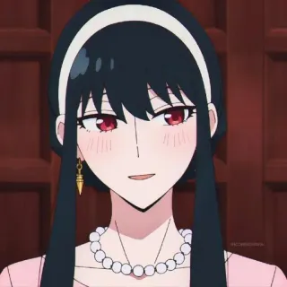 ⚖️ 5edfd805 Yor Forger Spy x Family Anime, Yor Forger, Spy x Family, Vrouw, Personage telegram sticker