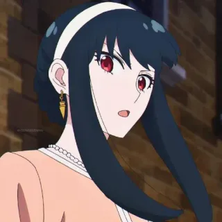 ⛓️ 7c35558e Yor Forger Spy × Family Anime, Yor, Forger, Spy x Family, Personage, Cartoon telegram sticker