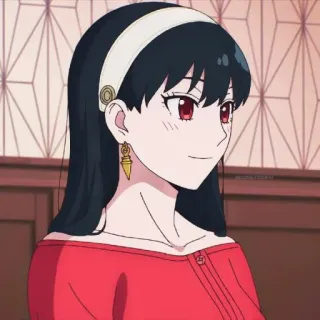 ⛓️ 82779b65 Yor Forger Spy x Family yor forger, spy x family, anime, personage, cartoon telegram sticker