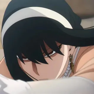 ⚖️ a7e1fad3 Yor Forger Spy × Family Anime, Yor Forger, Spy x Family, Cartoon telegram sticker