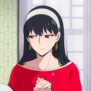 ⚖️ bfc2d58a Yor Forger Spy x Family yor forger, anime, spy x family, cartoon telegram sticker