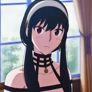 ⛓️ c53e604c Yor Forger Spy × Family Anime, Yor Forger, Spy x Family, Cartoon, Animatie, Personage telegram sticker