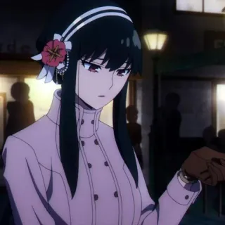 ⛓️ e53245cc Yor Forger Spy x Family Yor Forger, Spy x Family, Anime, Personage telegram sticker