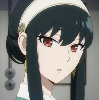 ⚖️ f0376da4 Yor Forger Spy × Family Anime, Yor Forger, Spy Family, Cartoon, Vrouw, Personage telegram sticker