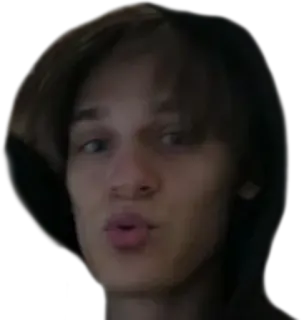 😗 4ddff574 personne, visage, portrait, jeune homme telegram sticker