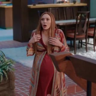 😳 2494d834 Wanda Maximoff Wandavision Wanda Maximoff, WandaVision, Elizabeth Olsen, Phù Thủy Đỏ, Marvel telegram sticker