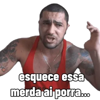 🥺 afd4b0d7 esquece essa merda ai porra... 悪口, 攻撃的, 怒り, イライラ telegram sticker