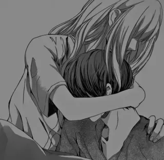 🧧 40cd667c câlin, étreinte, affection, amour, anime, manga, couple, relation whatsapp sticker