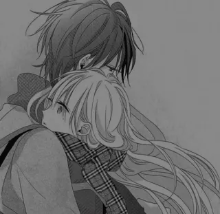 🧧 5ee48c6e Anime, Couple, Câlin, Amour, Romance, Manga whatsapp sticker