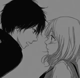 🧧 8fb1273d Anime, Manga, Romance, Couple, Illustration, Amour whatsapp sticker