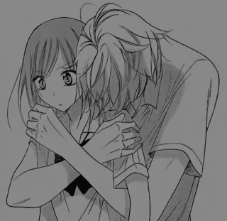 🧧 933d6945 Anime, Manga, Couple, Câlin, Romantique, Art, Dessin, Relation whatsapp sticker