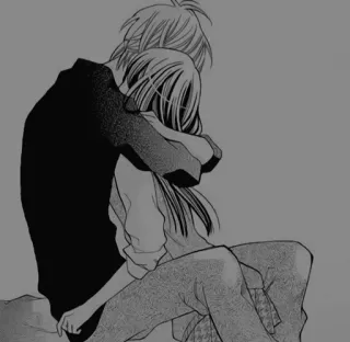 🧧 d4f1f703 Anime, Manga, Câlin, Couple, Tendresse, Romance whatsapp sticker